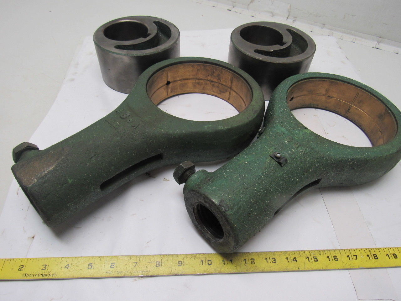 Eccentric Ram Rod End W/Cam Bearings Brake Press Lot Of 2 Sets See Info