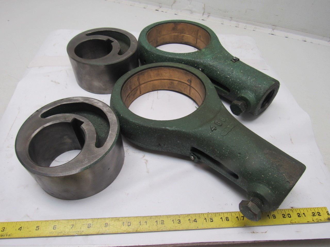Eccentric Ram Rod End W/Cam Bearings Brake Press Lot Of 2 Sets See Info