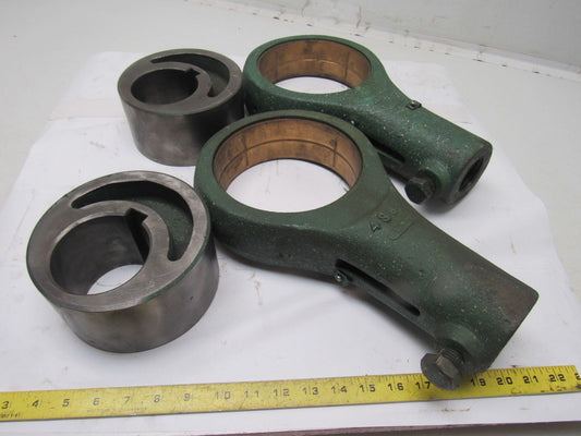Eccentric Ram Rod End W/Cam Bearings Brake Press Lot Of 2 Sets See Info