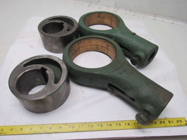 Eccentric Ram Rod End W/Cam Bearings Brake Press Lot Of 2 Sets See Info