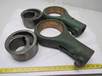 Eccentric Ram Rod End W/Cam Bearings Brake Press Lot Of 2 Sets See Info