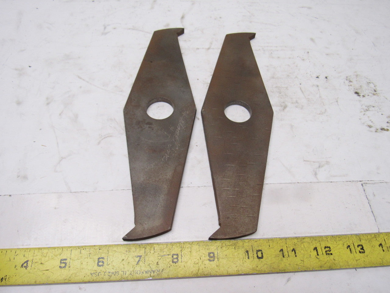 9-1/4" x 1" Arbor x 9/32" Cut Wood Grooving Dado Blade Lot Of 2