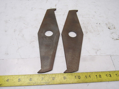 9-1/4" x 1" Arbor x 9/32" Cut Wood Grooving Dado Blade Lot Of 2