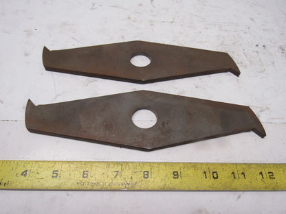 9-1/4" x 1" Arbor x 9/32" Cut Wood Grooving Dado Blade Lot Of 2