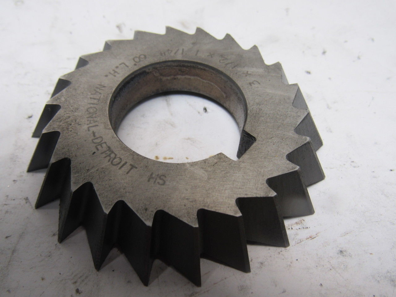 Detroit 3" x  1/2" x 1-1/4" Arbor Slitting Grooving Blade HSS 60° Left Hand