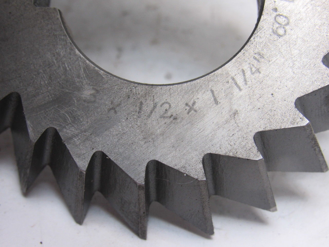 Detroit 3" x  1/2" x 1-1/4" Arbor Slitting Grooving Blade HSS 60° Left Hand