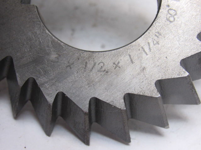 Detroit 3" x  1/2" x 1-1/4" Arbor Slitting Grooving Blade HSS 60° Left Hand