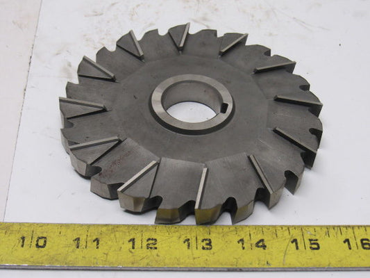 Moon 6 x 5/8" x 1-1/4" Arbor Cross Cut Mill Cutter Slitting Blade