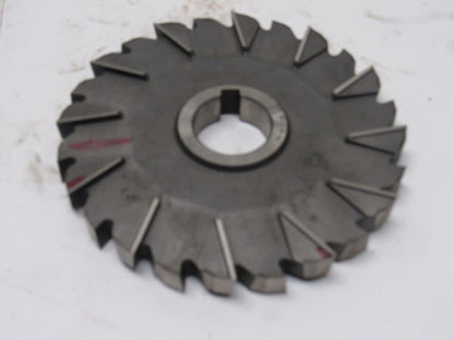 Moon 6 x 5/8" x 1-1/4" Arbor Cross Cut Mill Cutter Slitting Blade