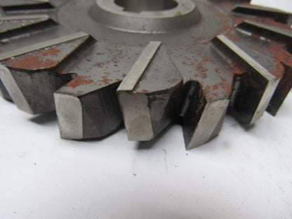 Niagara 6" x 7/8" x 1-1/4" Staggered Teeth Cross Cut Side Mill Slitting Blade