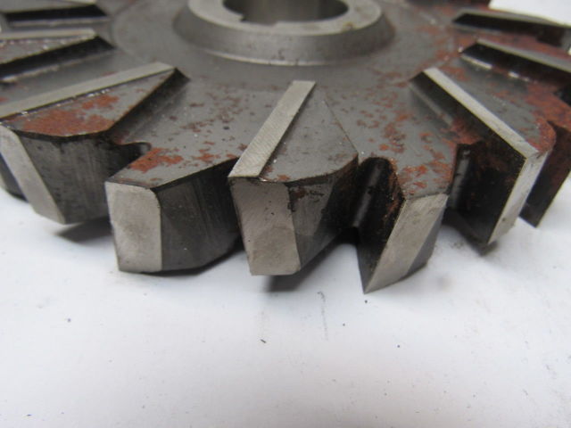 Niagara 6" x 7/8" x 1-1/4" Staggered Teeth Cross Cut Side Mill Slitting Blade