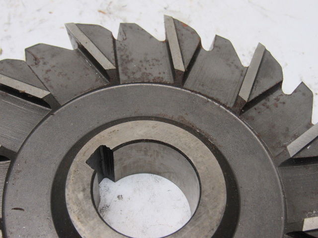 Niagara 6" x 7/8" x 1-1/4" Staggered Teeth Cross Cut Side Mill Slitting Blade