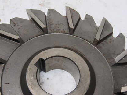 Niagara 6" x 7/8" x 1-1/4" Staggered Teeth Cross Cut Side Mill Slitting Blade