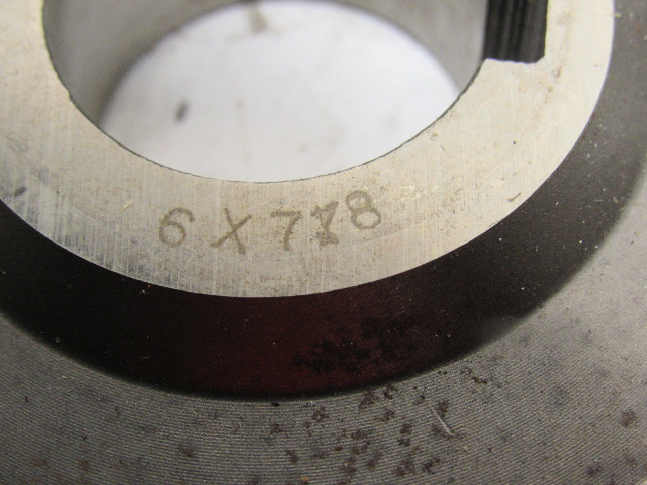 Niagara 6" x 7/8" x 1-1/4" Staggered Teeth Cross Cut Side Mill Slitting Blade