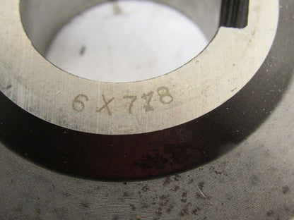 Niagara 6" x 7/8" x 1-1/4" Staggered Teeth Cross Cut Side Mill Slitting Blade