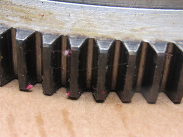 309-07106-00 13-1/4" OD 5-16" Pitch 130 Straight Tooth External Spline Gear Ring