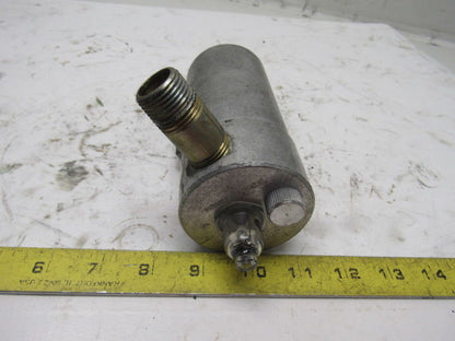 Monnier 304-1300-4 250PSI Inline Air Lubricator Aluminum Bowl W/Sight 1/2" Ports