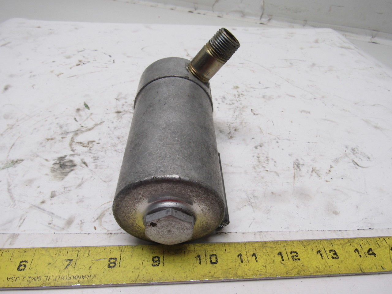 Monnier 304-1300-4 250PSI Inline Air Lubricator Aluminum Bowl W/Sight 1/2" Ports