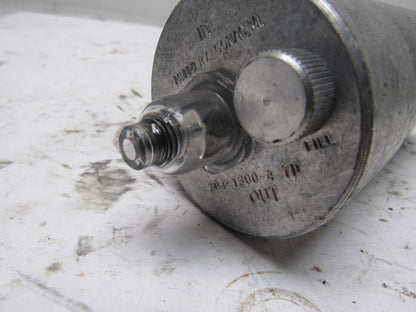 Monnier 304-1300-4 250PSI Inline Air Lubricator Aluminum Bowl W/Sight 1/2" Ports