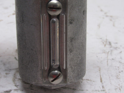 Monnier 304-1300-4 250PSI Inline Air Lubricator Aluminum Bowl W/Sight 1/2" Ports