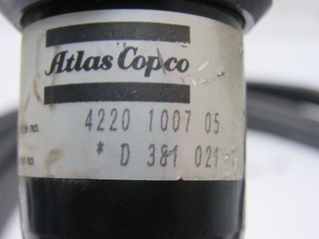 Atlas Copco 4220 1007 05 Extension Cable Assembly 5M
