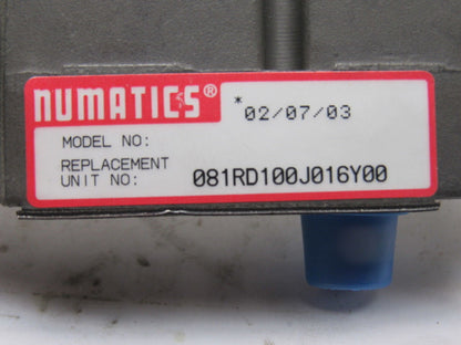 Numatics 081RD100J016Y00 Pneumatic Pressure Regulator Valve