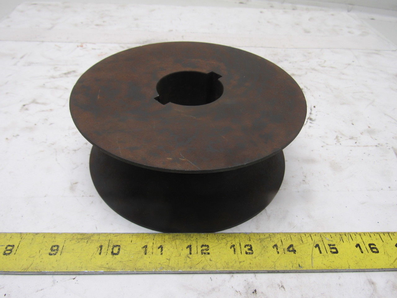 6" Carbon Steel V-Groove Roller 2-3/4" Wide 1-3/4"