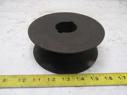 6" Carbon Steel V-Groove Roller 2-3/4" Wide 1-3/4"