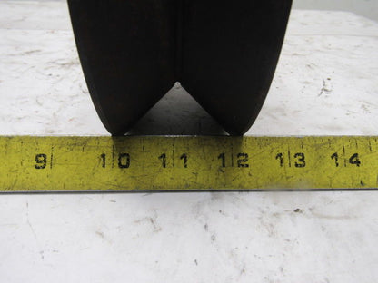 6" Carbon Steel V-Groove Roller 2-3/4" Wide 1-3/4"