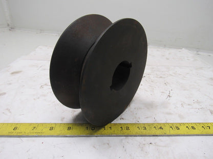 6" Carbon Steel V-Groove Roller 2-3/4" Wide 1-3/4"
