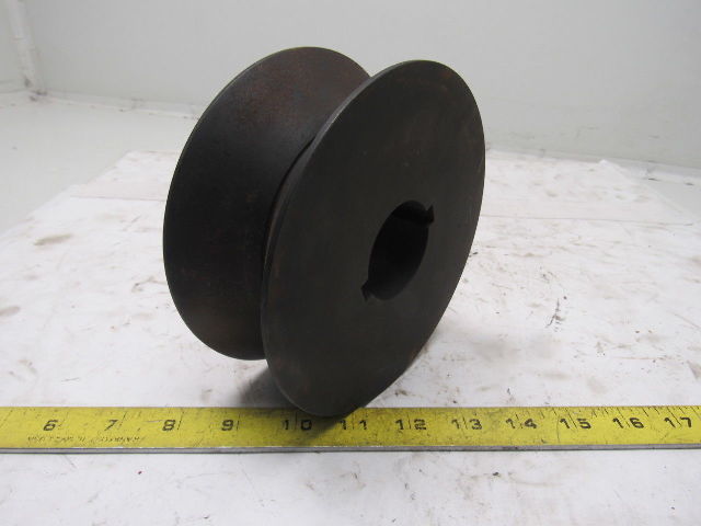 6" Carbon Steel V-Groove Roller 2-3/4" Wide 1-3/4"