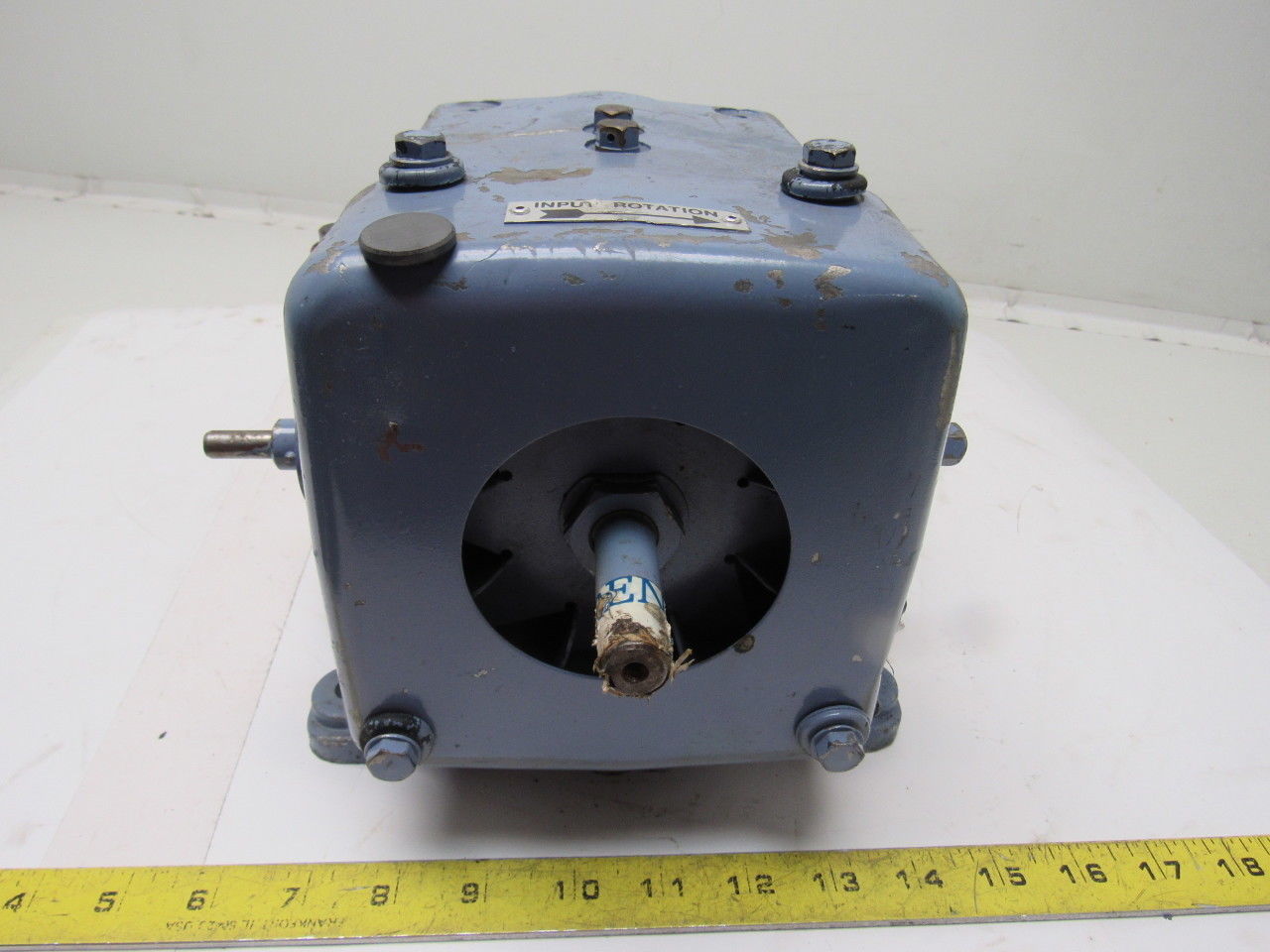 Renold .625 Hp 1420 RPM Input 28 In/Lbs. Output Torque Inline Gear Reducer