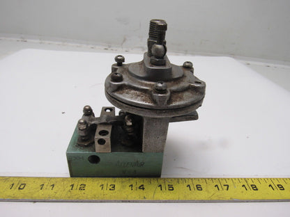 Allenair V-4 1/8" NPT 4 Way Lever Operated Poppet Valve