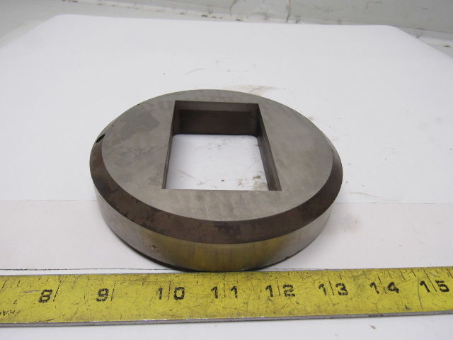 M 2.375x3.75x.006 Rectangular Cut Out Die 6" OD