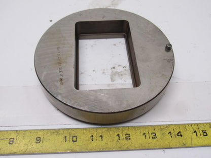 M 2.375x3.75x.006 Rectangular Cut Out Die 6" OD