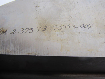 M 2.375x3.75x.006 Rectangular Cut Out Die 6" OD