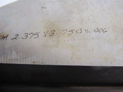 M 2.375x3.75x.006 Rectangular Cut Out Die 6" OD