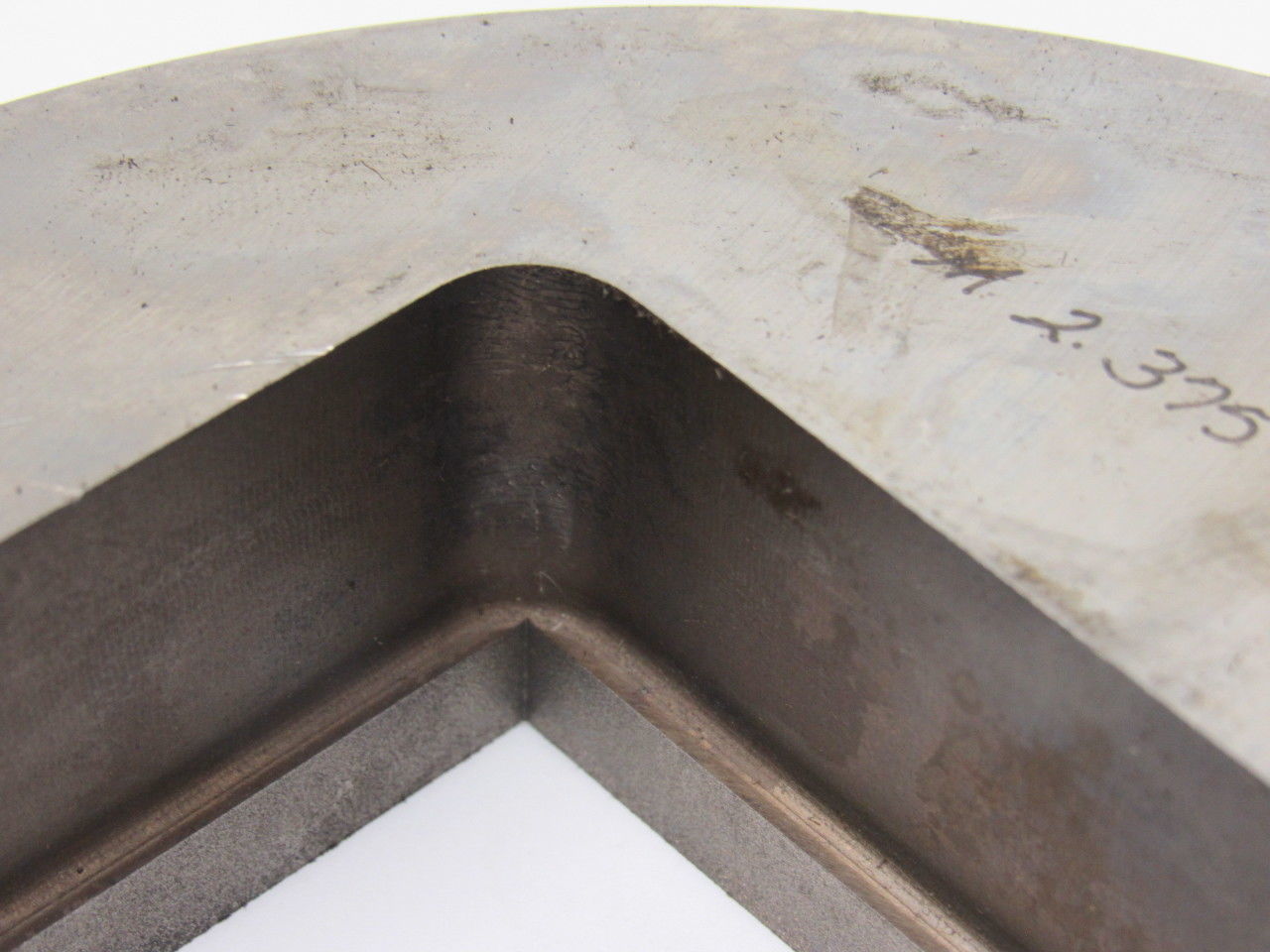 M 2.375x3.75x.006 Rectangular Cut Out Die 6" OD