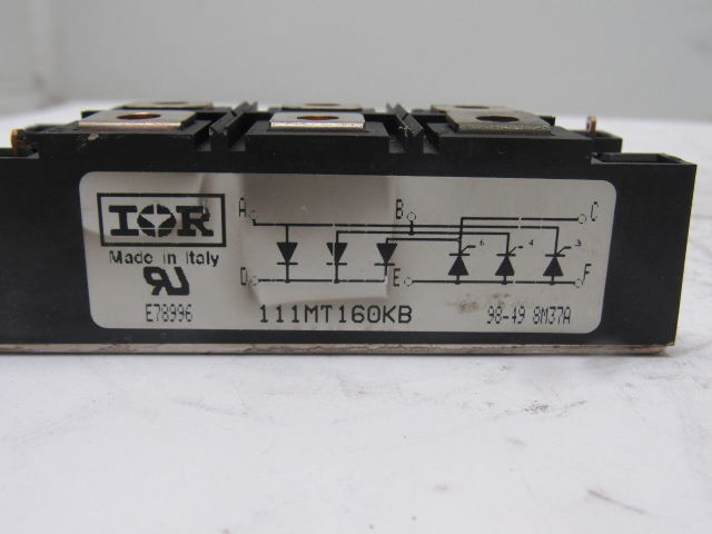 International Rectifier 111MT160KB Negative 1/2 Controlled Bridge Rectifier 160V
