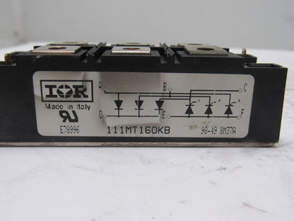International Rectifier 111MT160KB Negative 1/2 Controlled Bridge Rectifier 160V