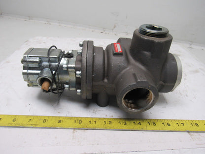 Schrader Bellows N3259204753 2 Way NC 1-1/4" Ports 110V Inline Poppet Valve