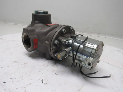 Schrader Bellows N3259204753 2 Way NC 1-1/4" Ports 110V Inline Poppet Valve