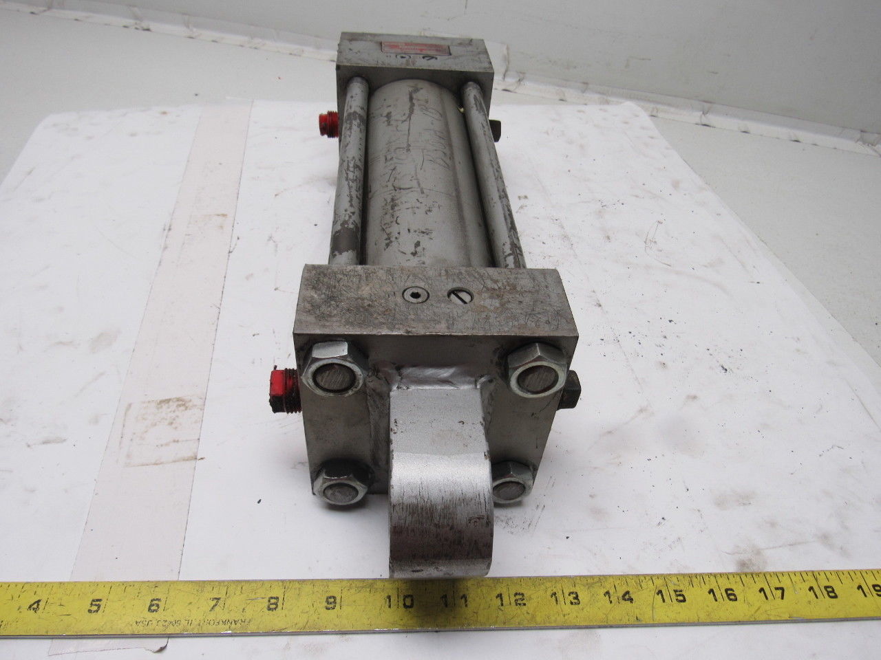 Milwaukee HA62-S 3-1/4" Bore 6" Stroke 1-3/8" Rod Clevis Mount Cylinder 250 PSI