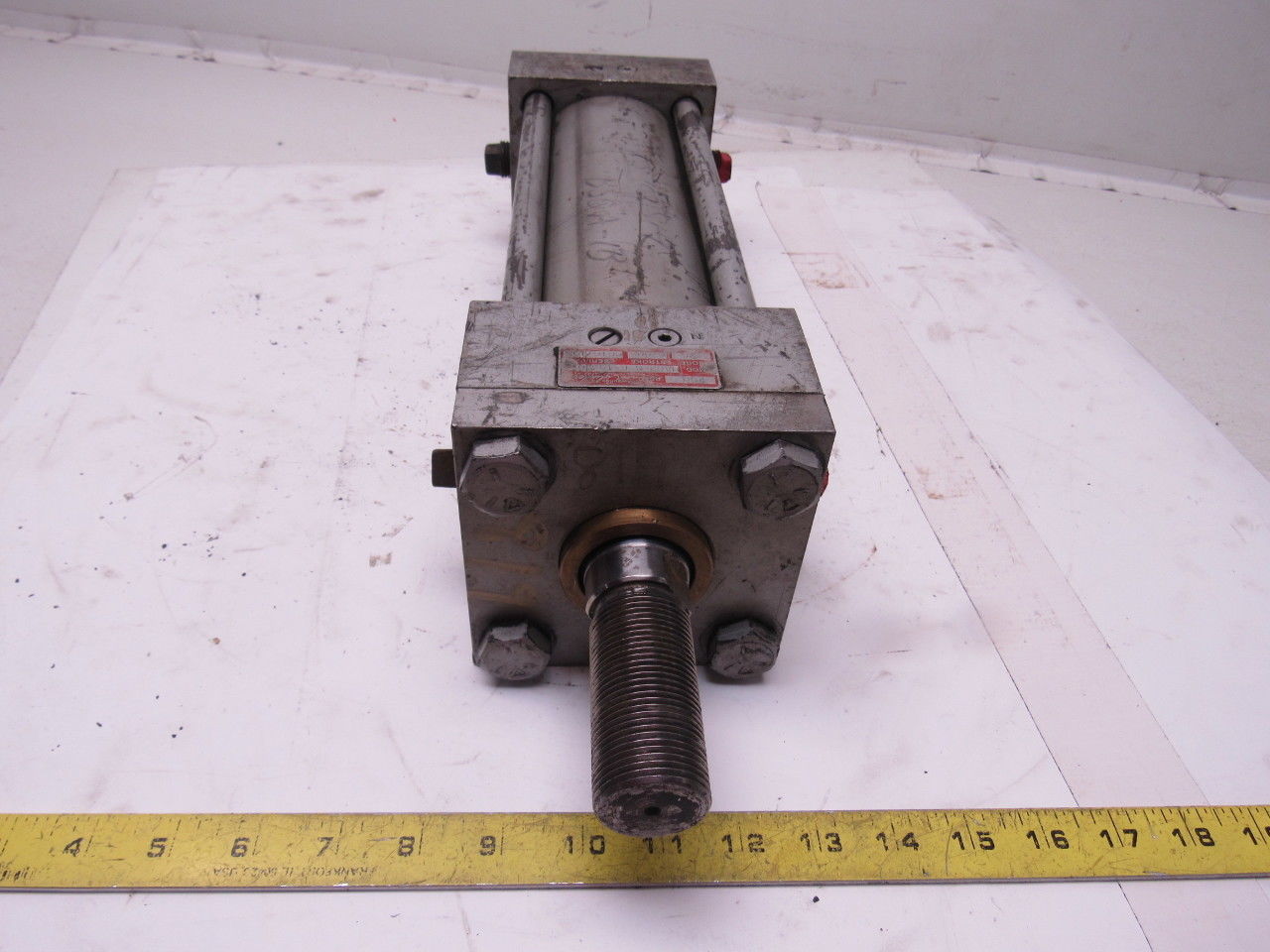 Milwaukee HA62-S 3-1/4" Bore 6" Stroke 1-3/8" Rod Clevis Mount Cylinder 250 PSI