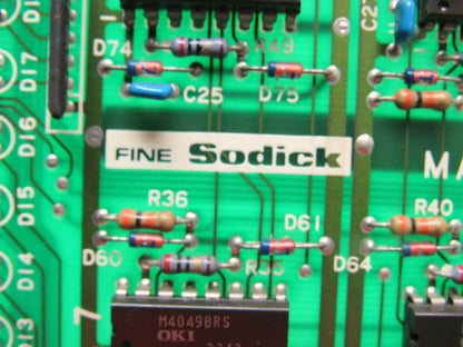 Sodick MDR-00IB PLC Circuit Board Card From Fine Sodick FS-A4F