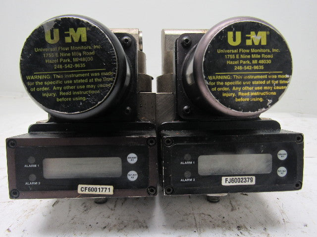 Universal Flow Monitor MSM-NSF10GPM-B-32V1.0-GTLI 10 GPM Flow Meter Double Bank