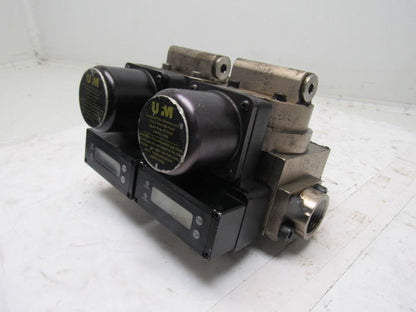 Universal Flow Monitor MSM-NSF5GPM-B-32V1.0-GTLI 5 GPM Flow Meter Double Bank