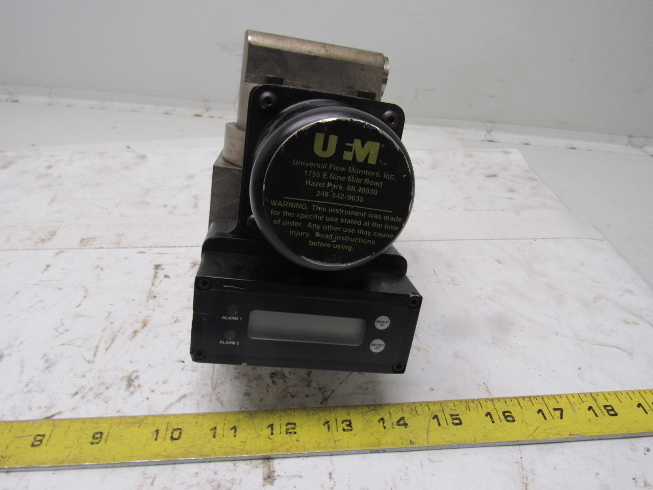 Universal Flow Monitor UFM MSM-NSF5GPM-B-32V1.0-GTLI 0-5 GPM Flow Meter