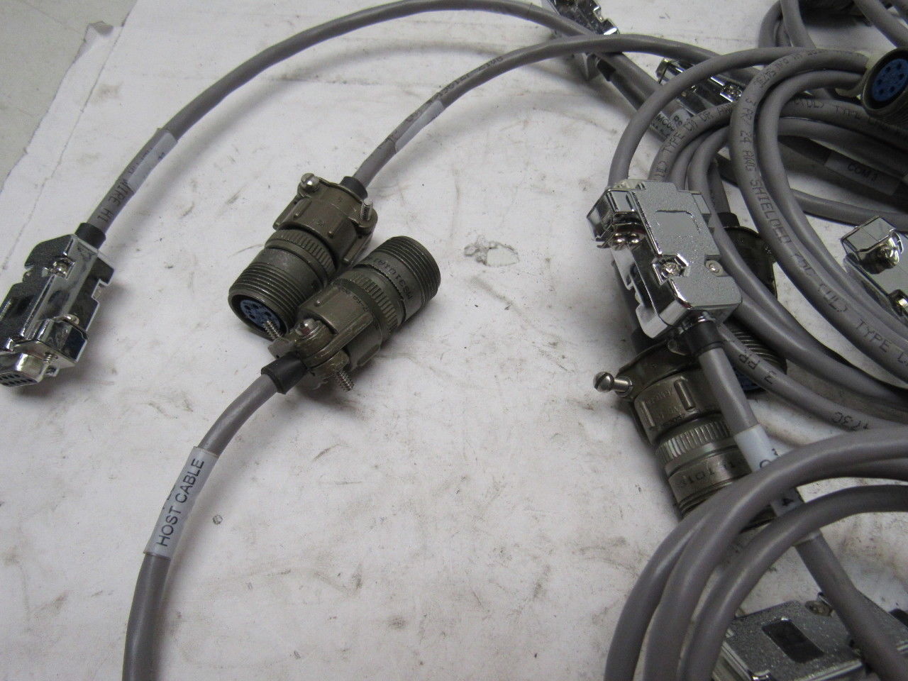 Accu-Sort System VAX PLC Host Cable Assortment Lot Of 10