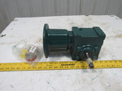 Baldor 176A15R14 15:1 Ratio 1750RPM 1.27Hp Input 117RPM Out Gear Reducer